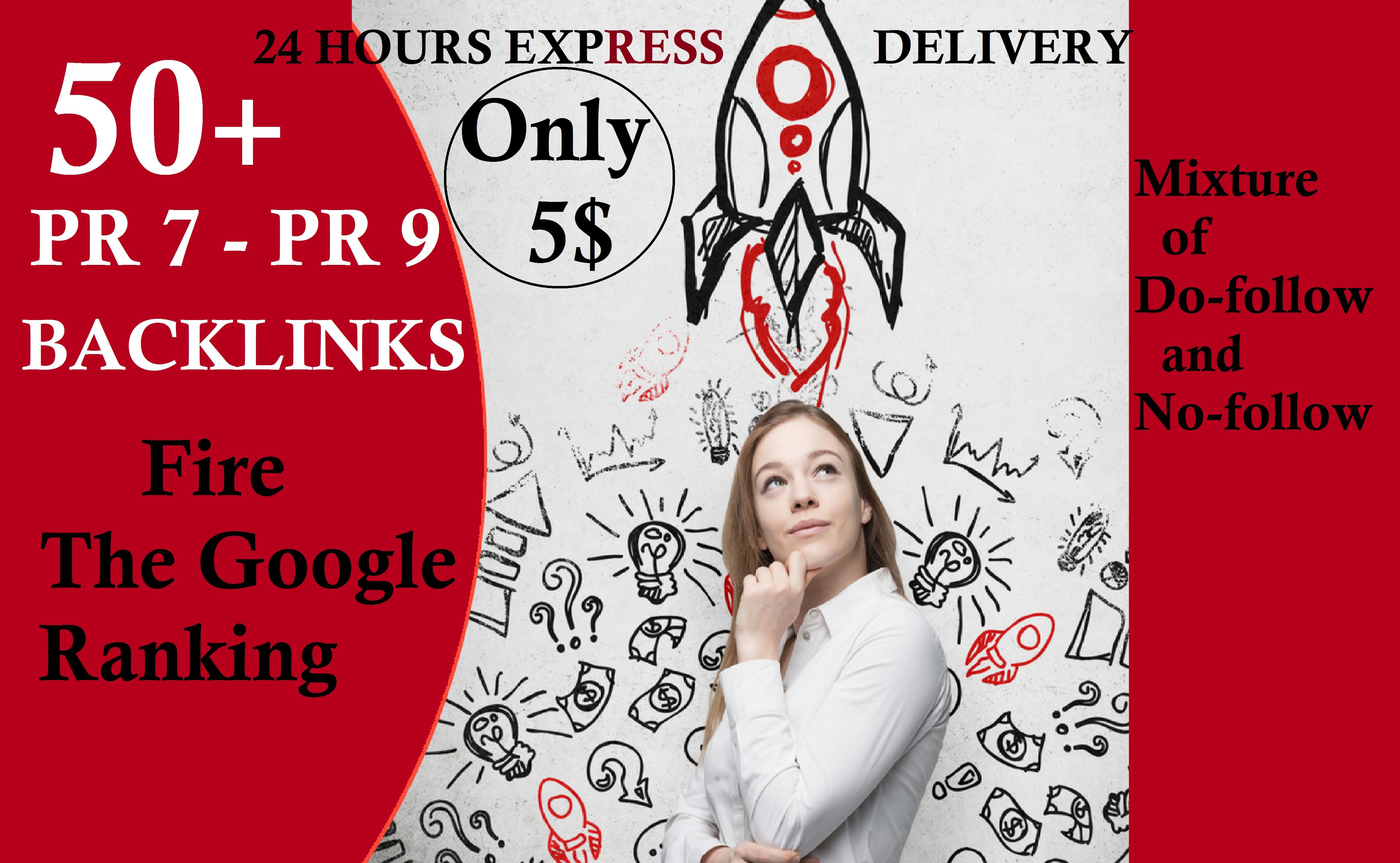USA pr7 to pr9 High da seo backlinks, link building