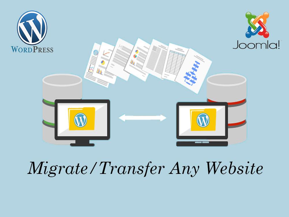 transfer or migrate wordpress website from one hostin...
