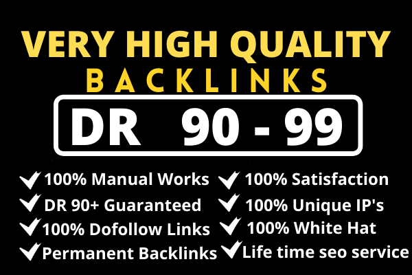 I will build DR20 high quality dofollow backlinks lin...