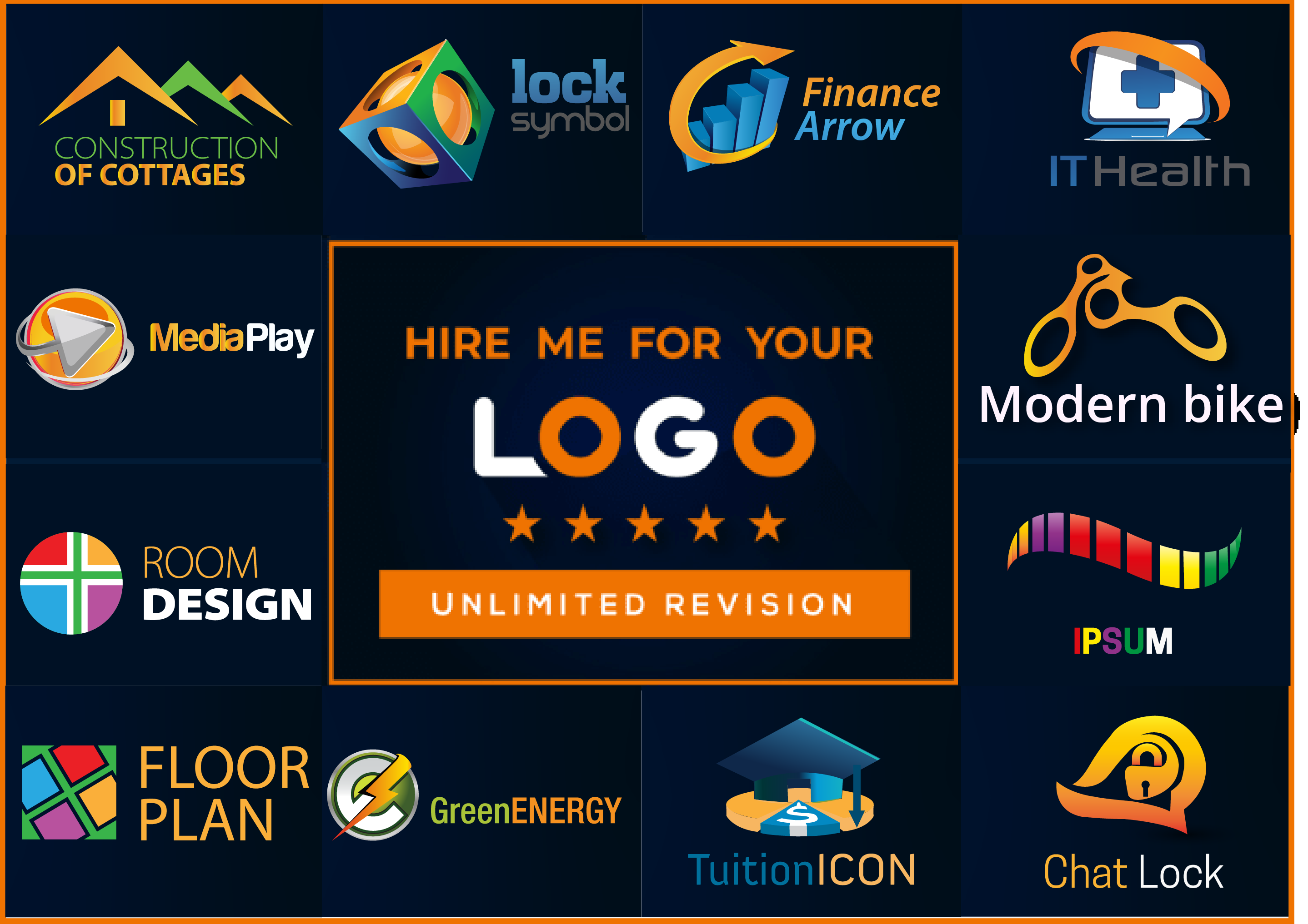 I will design logo for your business