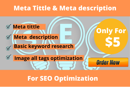 I will write 20 page optimized SEO, meta title and m...