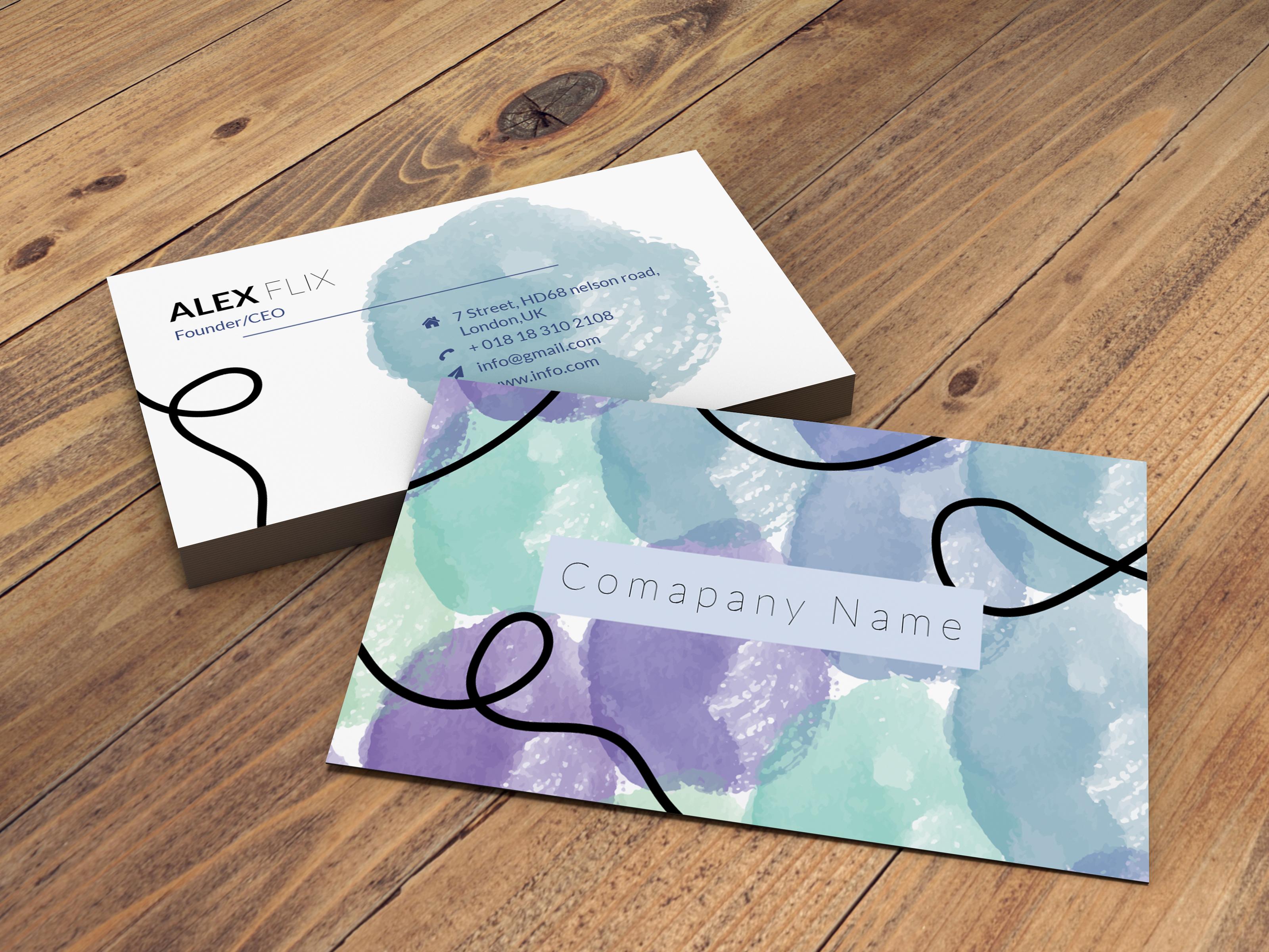 I will design minimal and very unique business card f...