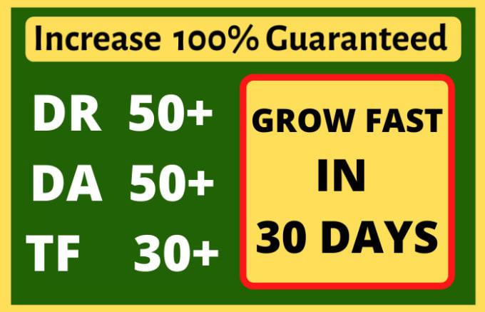 I will Guarented increase domain rating ahrefs DR 50 ...