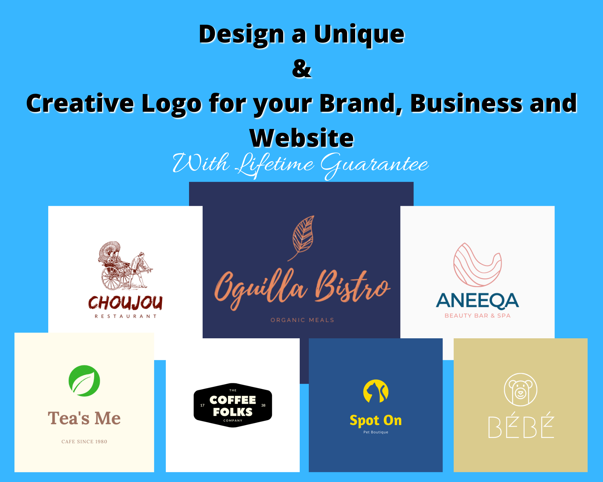 Design a Creative Logo for your Brand, Business etc....