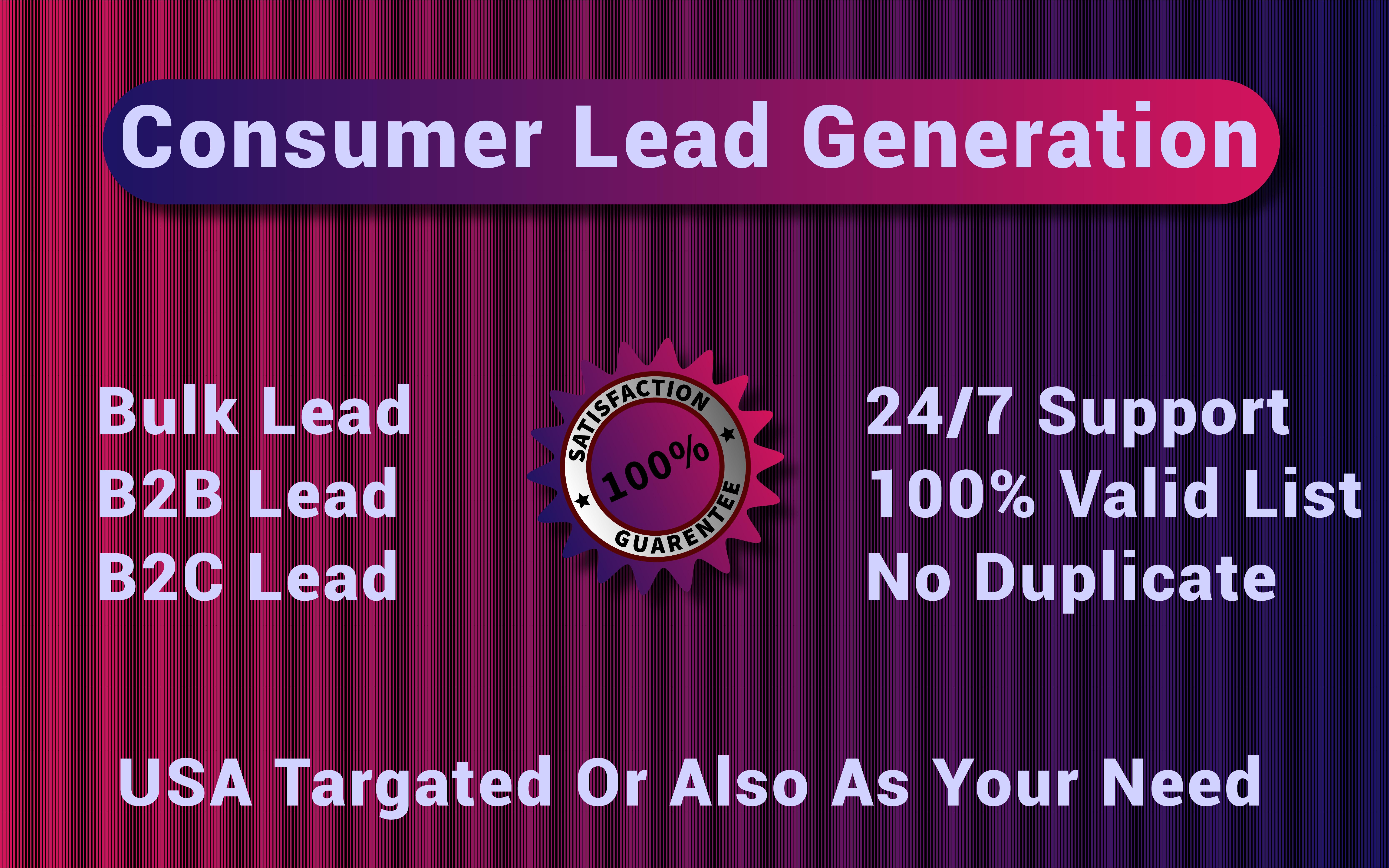 I Will Be Your Next USA Lead Generation Collector For...