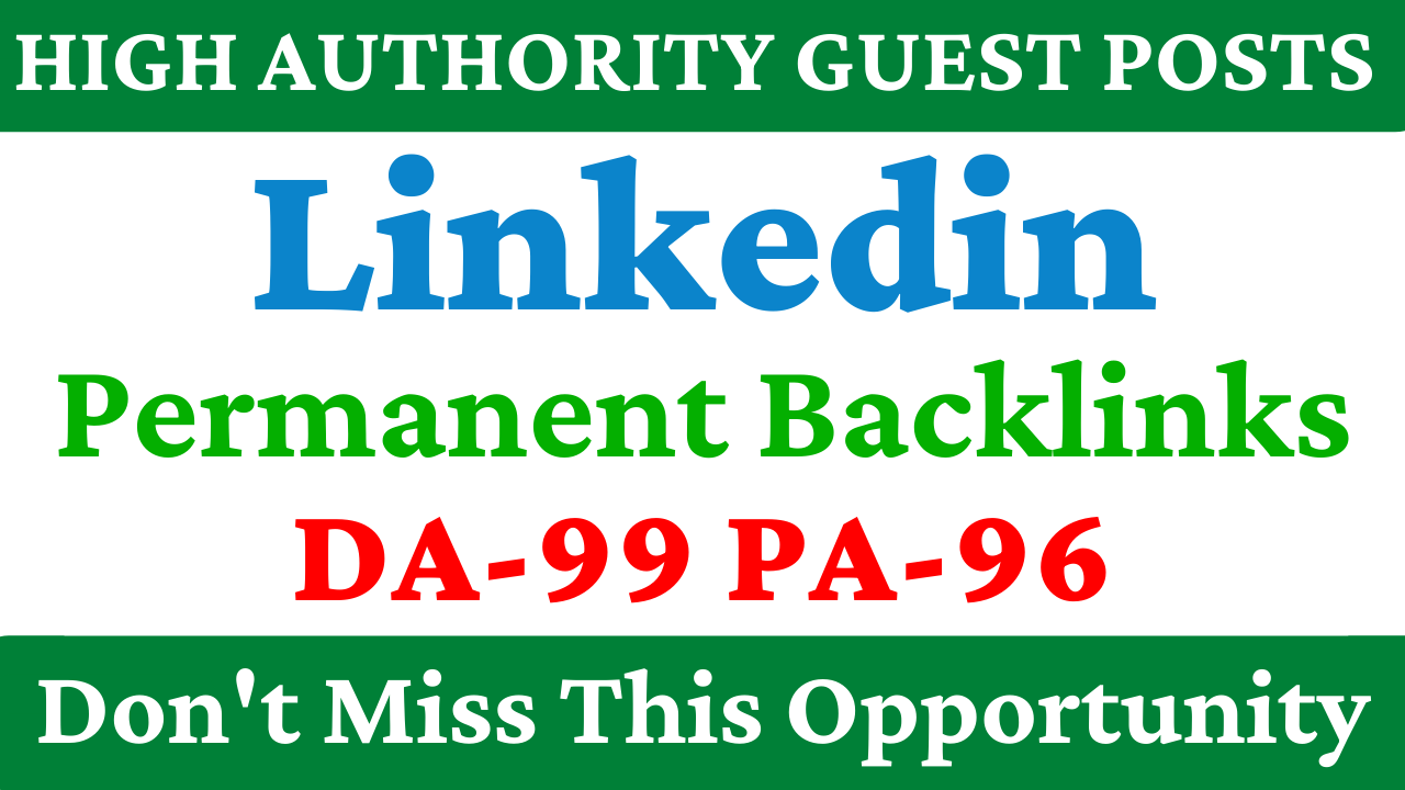 Write and Publish Guest Post on LinkedIn 1200+ Connec...