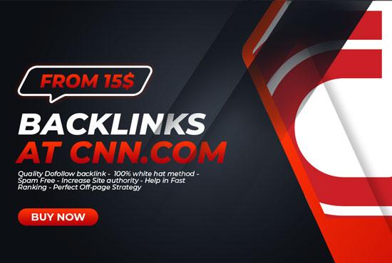 DoFollow Backlink from cnn. com
