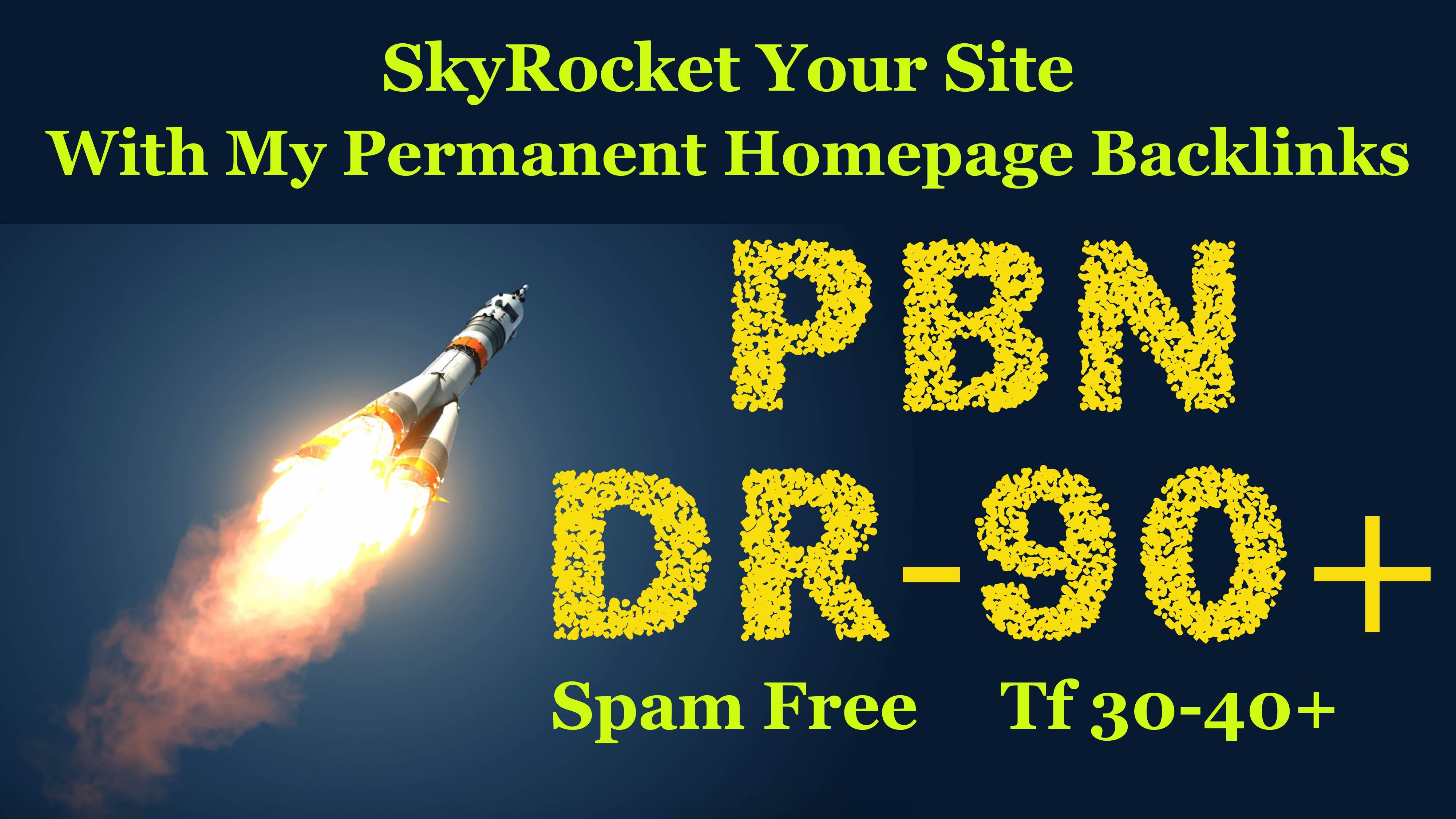 Make high tf DR 90 dofollow seo homepage backlinks