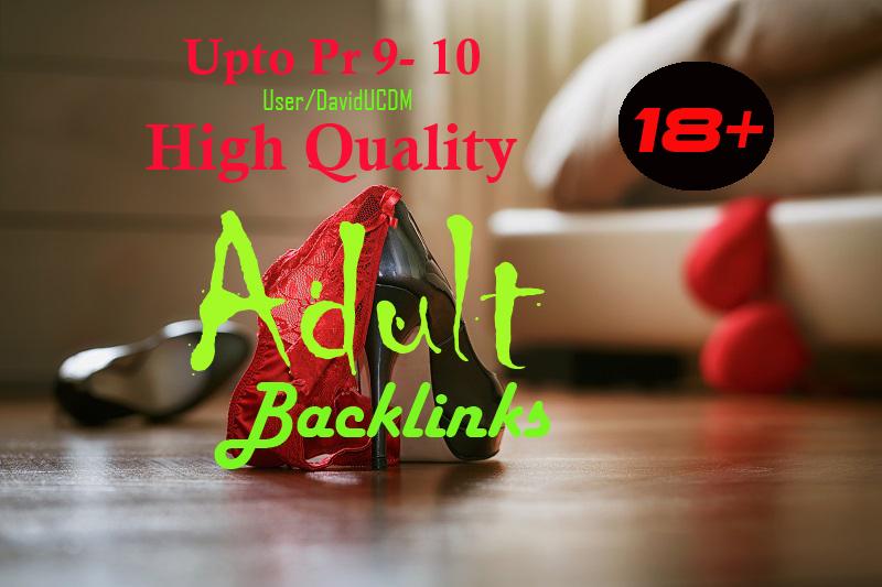 2021 Latest Adult 18+ site 450 Do follow Backlinks Up...