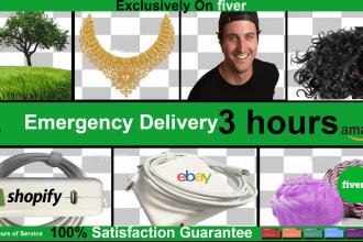 I expertly remove background from images within 3hr