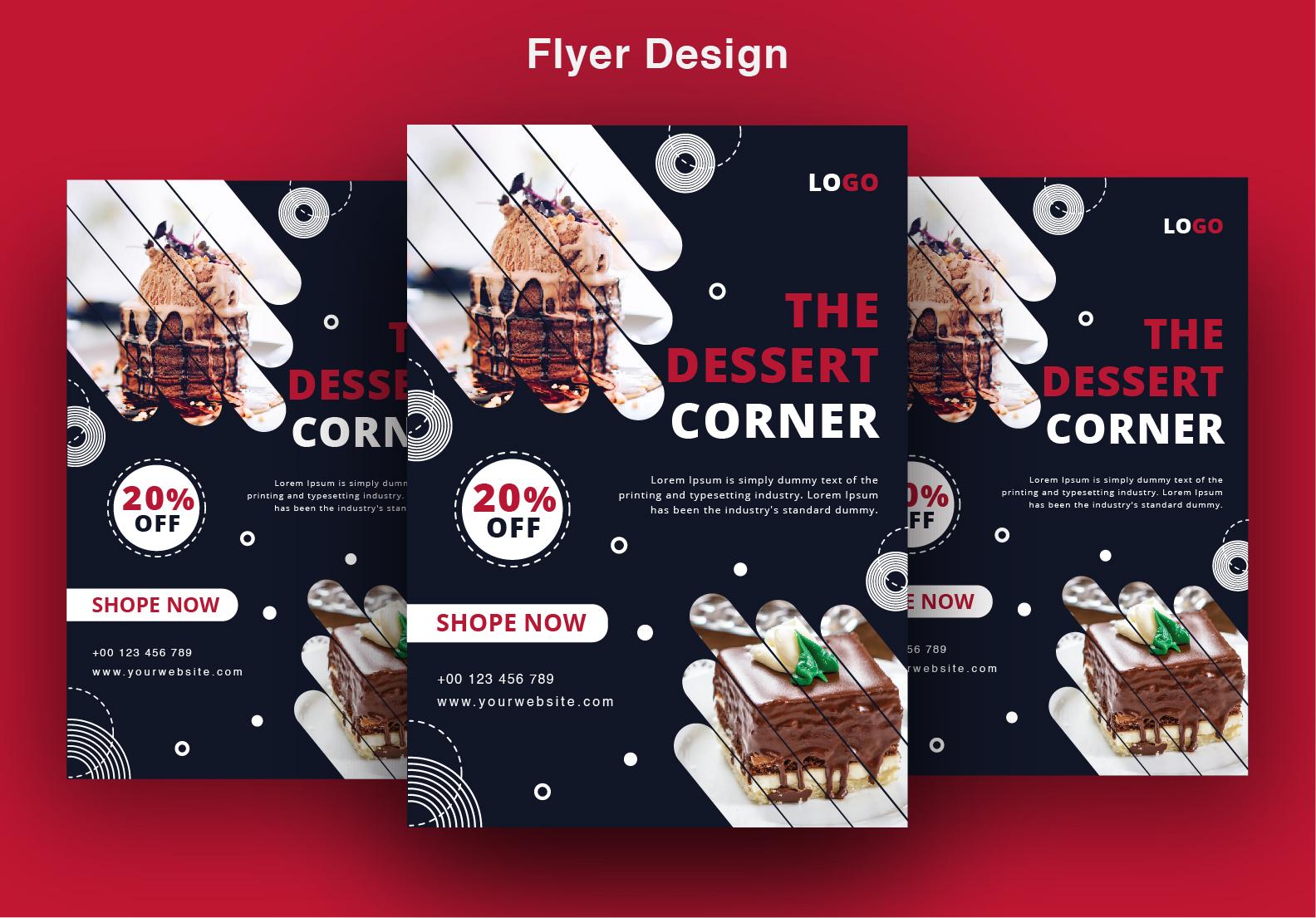 I will design creative and perfect flyer, poster for...