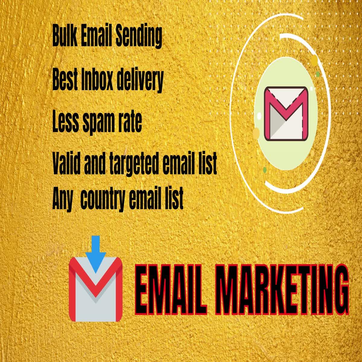 I will collect 3000 bulk email for your email marketi...
