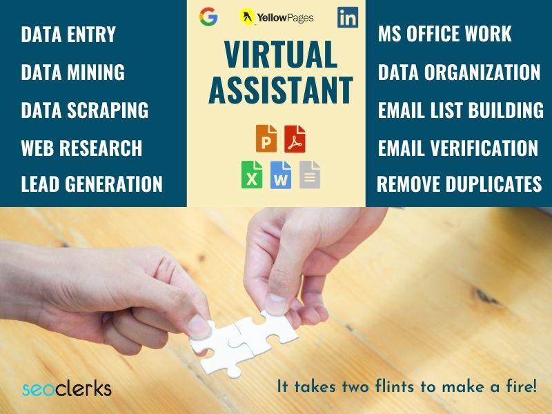 I will be Your VIRTUAL ASSISTANT as an EXTRA HAND for...