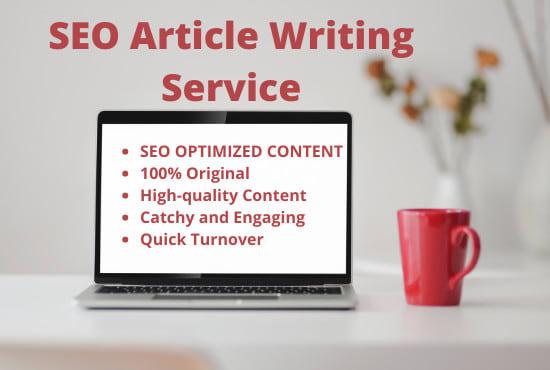 unique and manually written premium SEO article in 24...