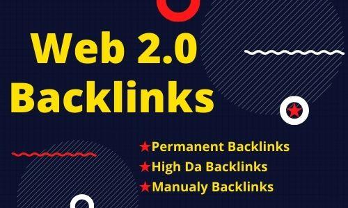 I will Create Manually 20 High authority web 2 0 back...