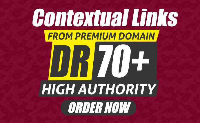 I will make 100 DR70+ SEO Dofollow Contextual Link Bu...