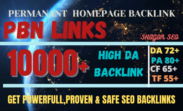 GET 10000 web 2.0 pbn DOFOLLOW BACKLINK high DA/PA wi...