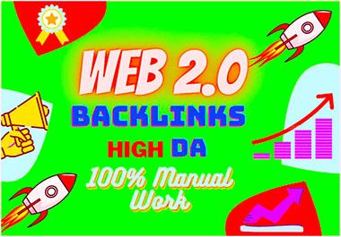 I will build 50 High DA Web 2.0 profile backlinks pro...