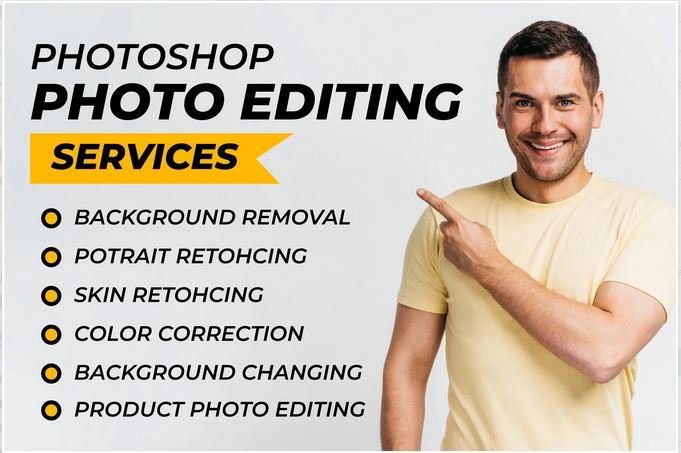 I will do any photoshop editing service with in 2 Hou...