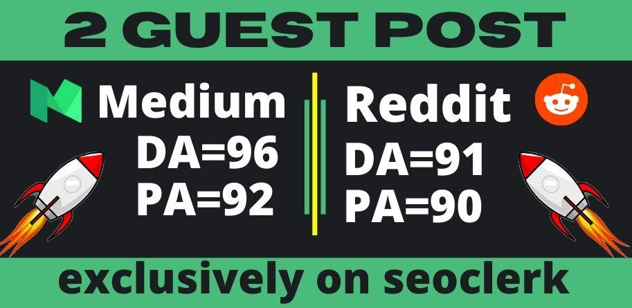 Write & Publish 2 HQ Guest Posts to Promote Your ...