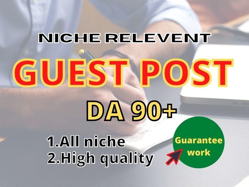 10 GUEST POST write and publish on high DA 90+ websit...