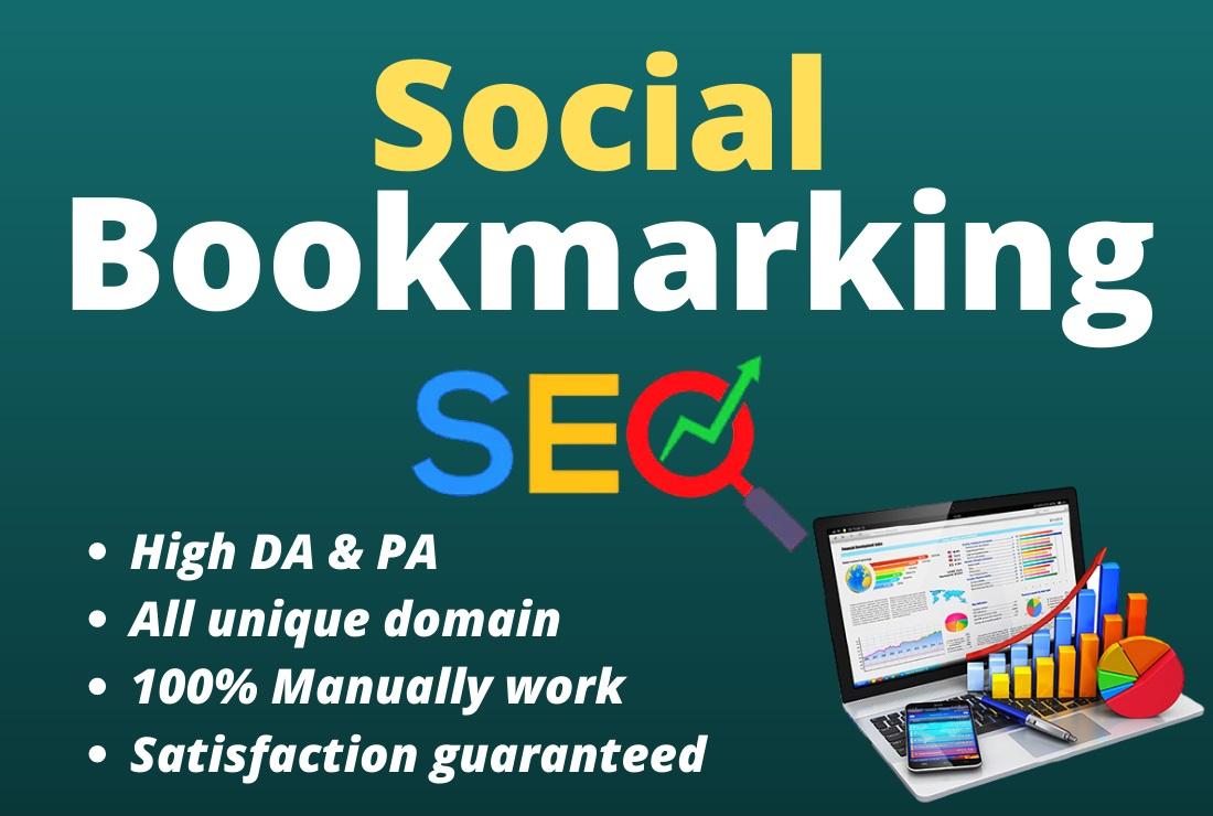 Manually 100 Top Social Bookmarking high DA & PA ...