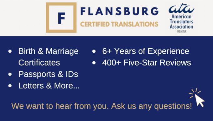 I will provide you a certified spanish to english tra...