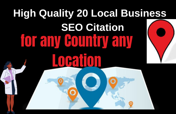 I will do 20 high quality Business Location In Google...