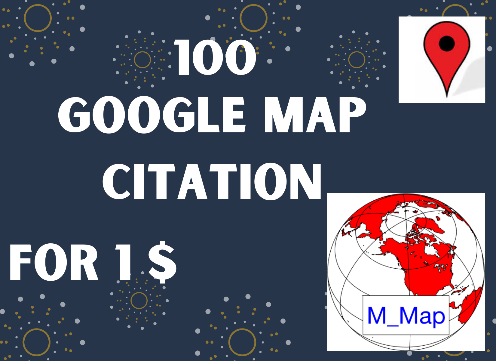 I will do 100 google map citations for local SEO with...
