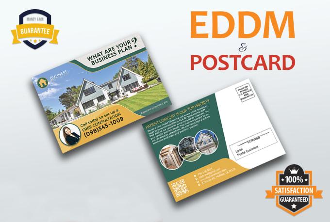 I will design postcard and direct mail eddm postcard ...