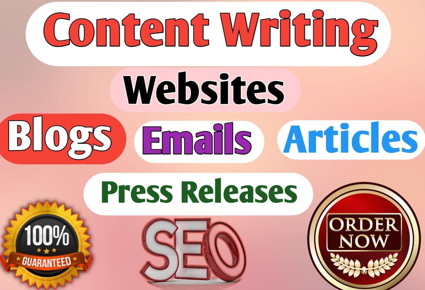 I will write 500 words of quality content for your we...