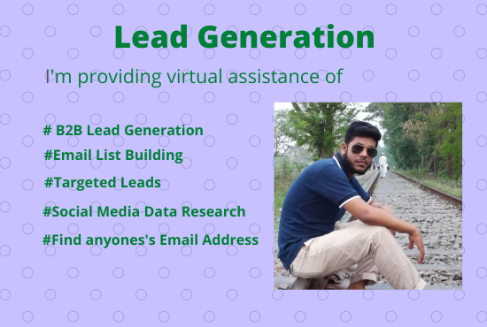 I will make B2B lead generation, targeted leads and ...