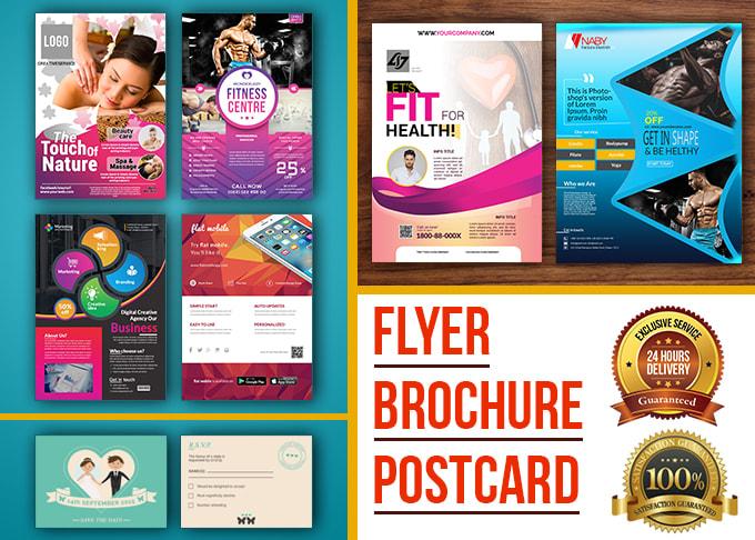 I will do Corporate flyer, brochure, postcard desig...