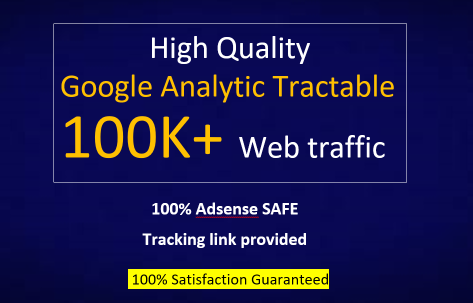 Get 100,000 Visitors Traffic to your Website or Blog