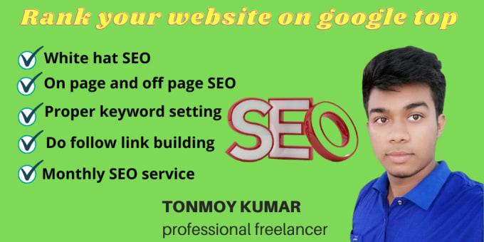 I will do complete seo services to rank your website ...