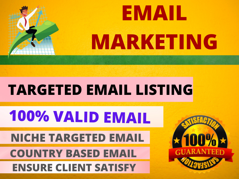 I will make 1000-1200 email list on targeted niche or...
