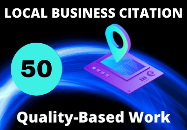 I will do 50 USA local citations and directory submis...