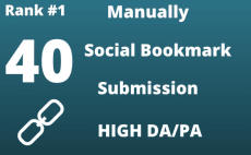 I Will create 40 High DA 40+ permanent Social Bookmar...