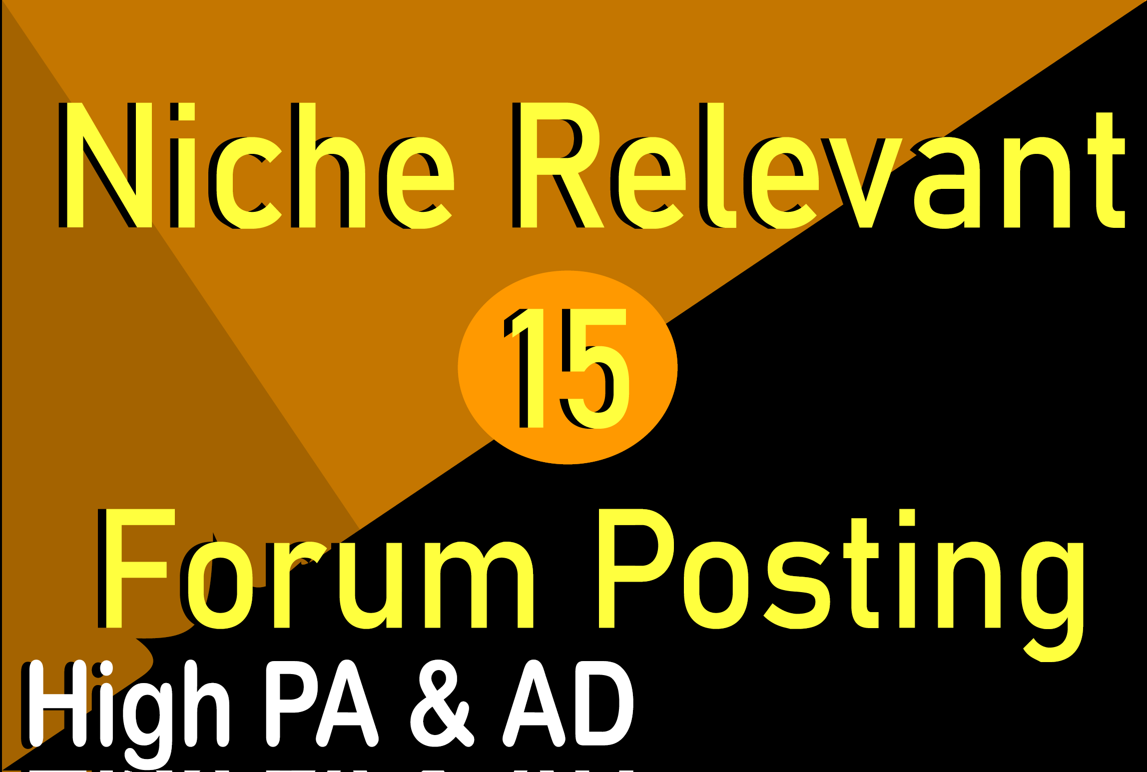 Offer 15 Niche Relevant Forum Posting to Reach Target...