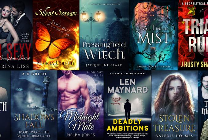 I will design you a awesome book cover with unlimited...