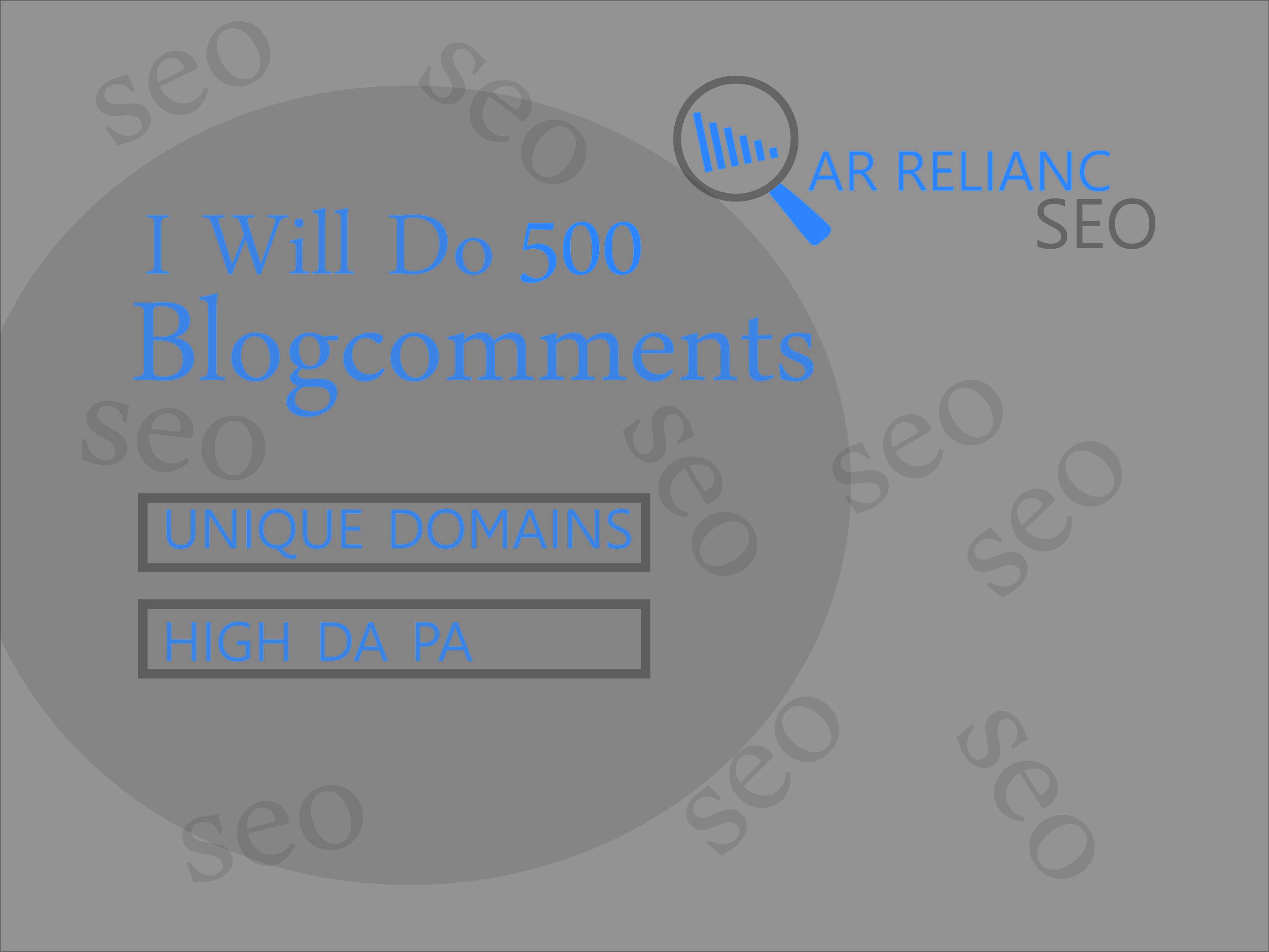 I Will Do 500 Dofollow Blog comments