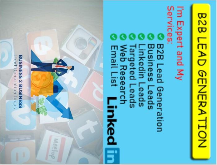 I will do b2b lead generation, targeted lead generat...