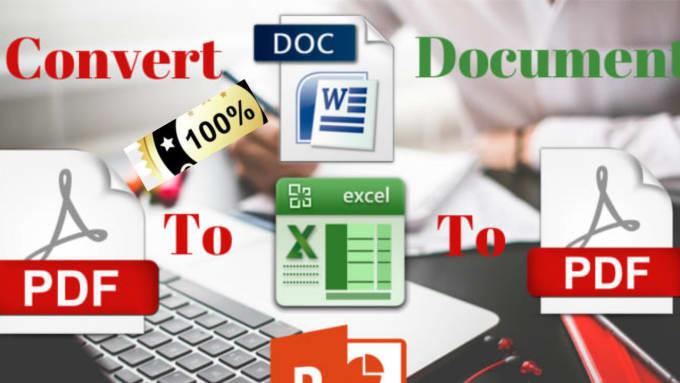I will do convert ms word, excel and power point int...