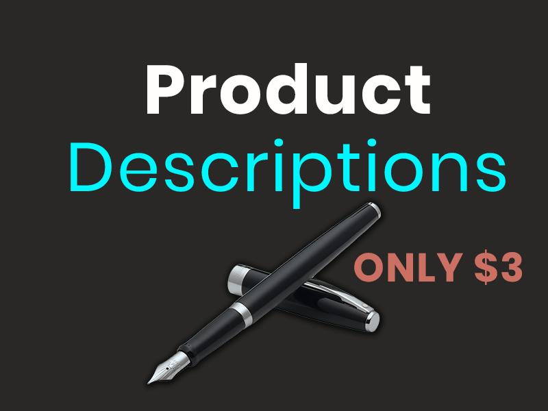 I will write a killer SEO product description