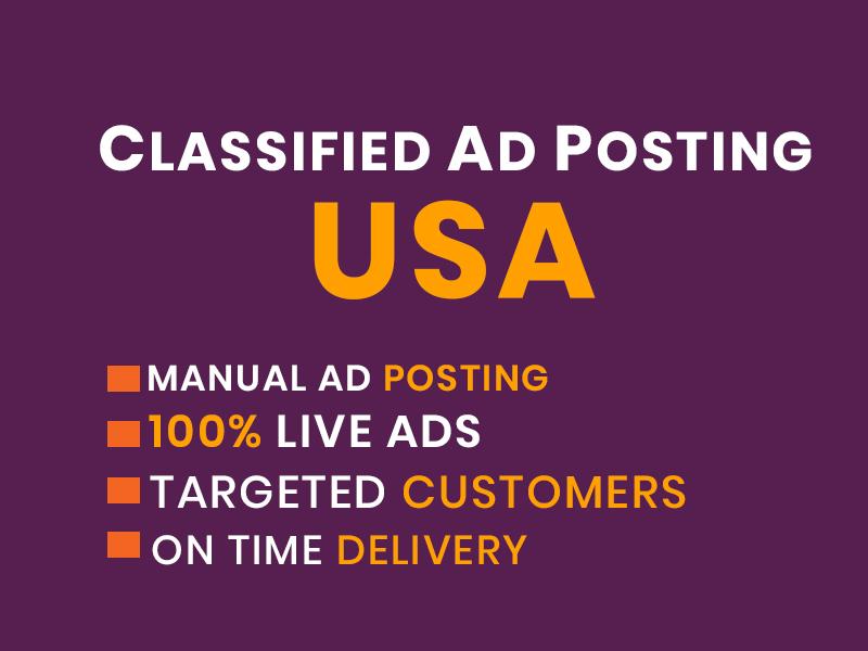 I Will Create Manually 50 Post Your Ads on top rank U...