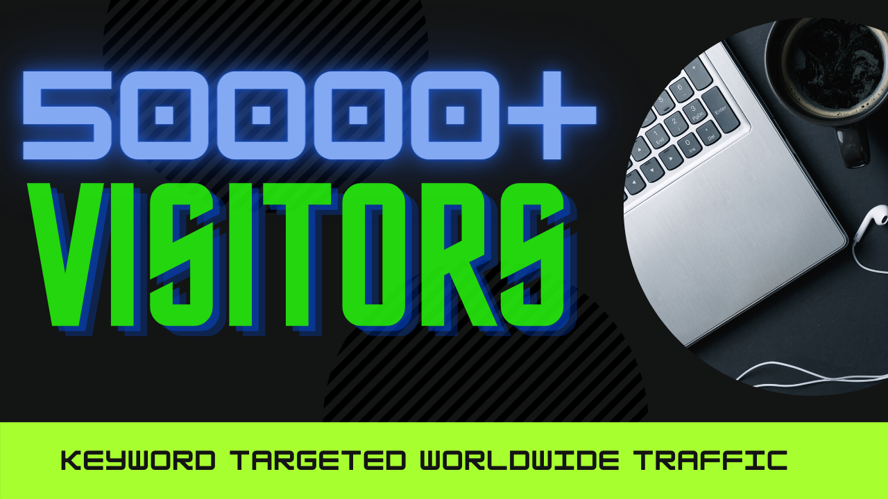 Real Visitors From Google For a Month