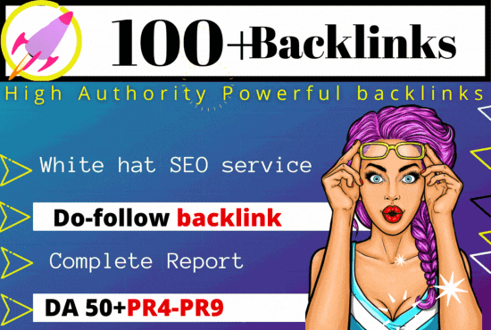 I will create 100 manual dofollow high PR5+ backlinks...