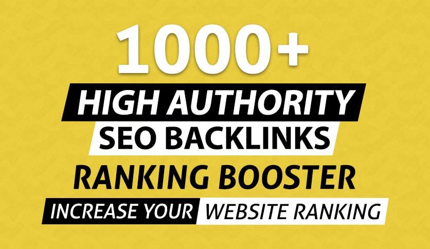 I will boost 1000 high da link building SEO backlinks...
