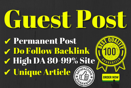 Write and Published 10 Guest post different article 5...