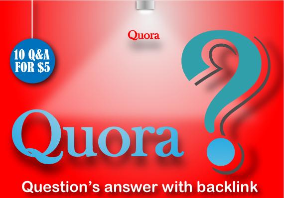 I will give 10 Quora questions and answer to create a...